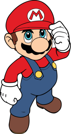 Mario P2 1 Outline Silhouette Svg Vector, Free Vectors File